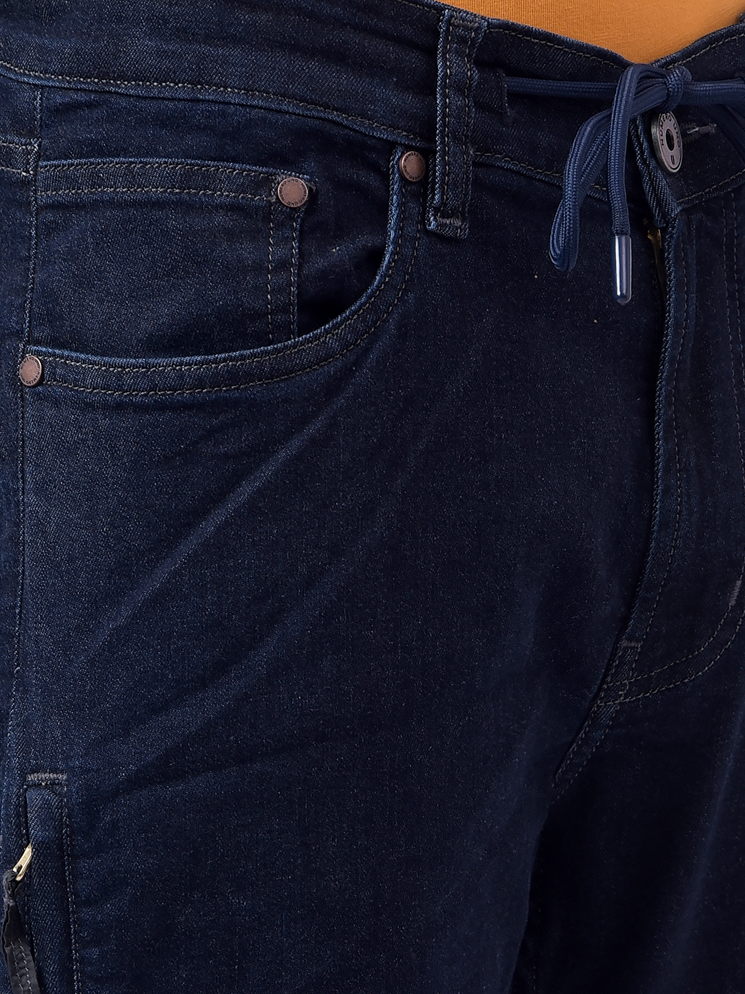 Numero Uno Men Packable Blue Regular Fit Sustainable Jeans